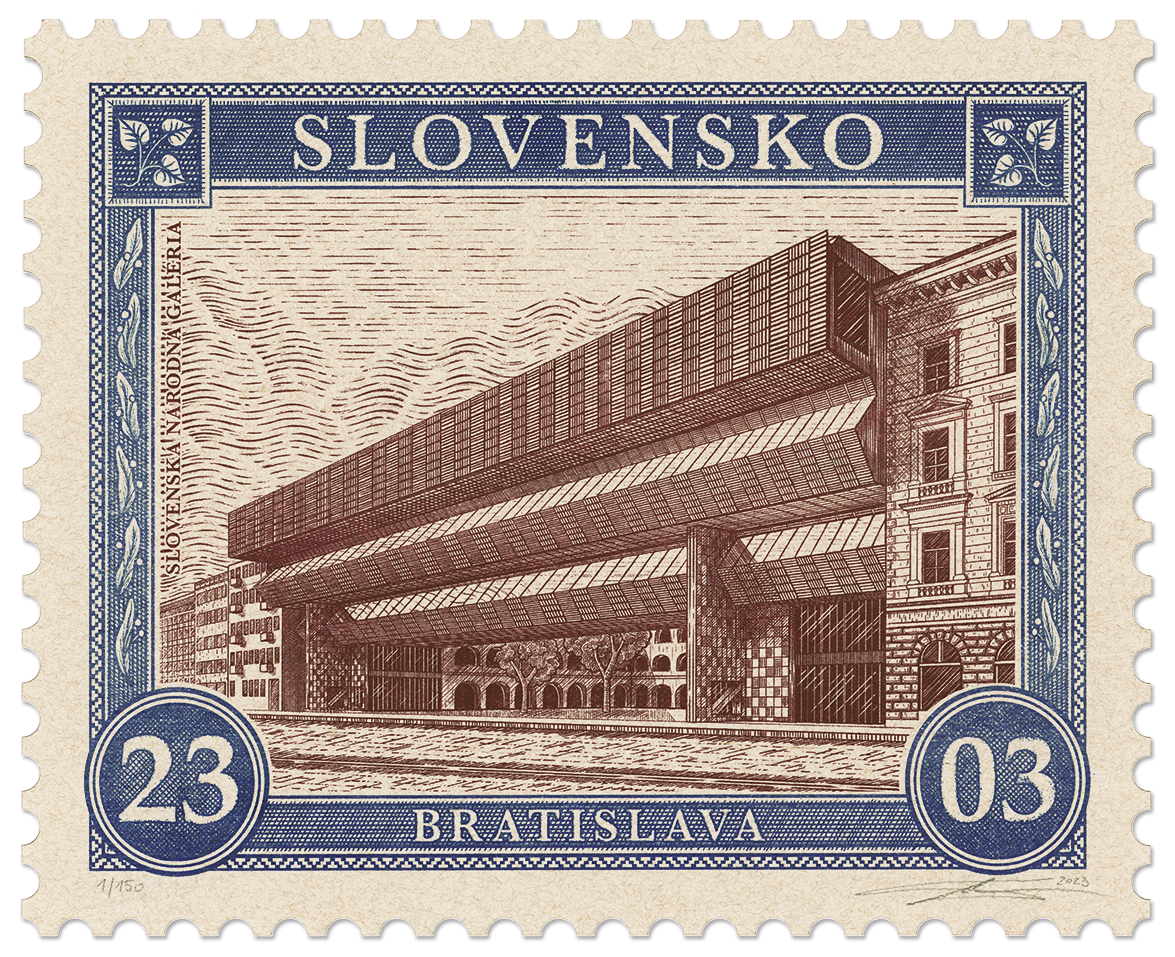 Známka Slovenská národná galéria