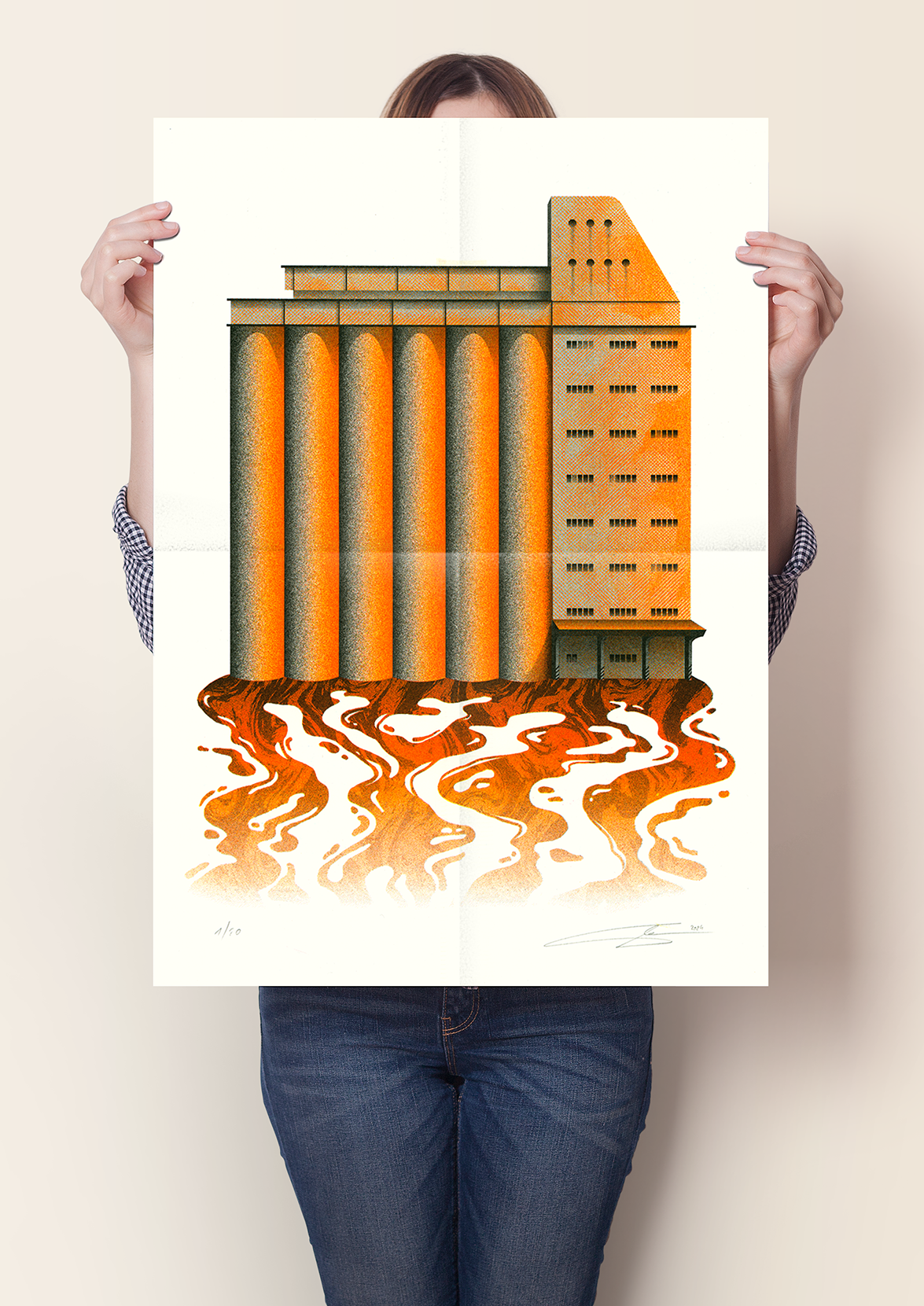 Silo Palma vo formáte A1