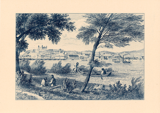 Risografia Bratislavy z roku 1839
