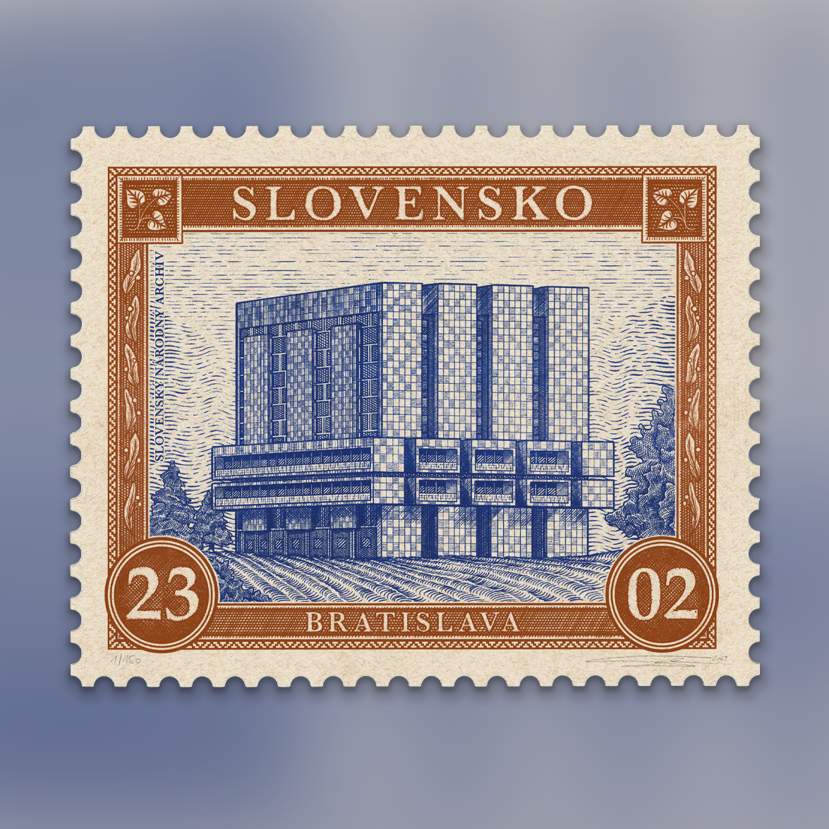 Známka Slovenský národný archív