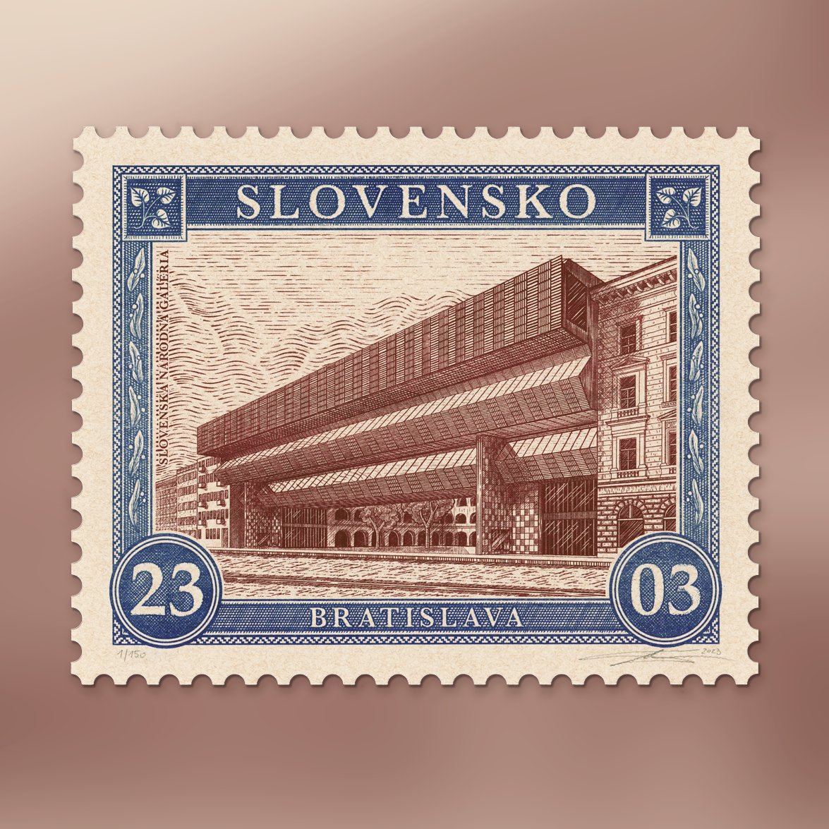 Známka Slovenská národná galéria