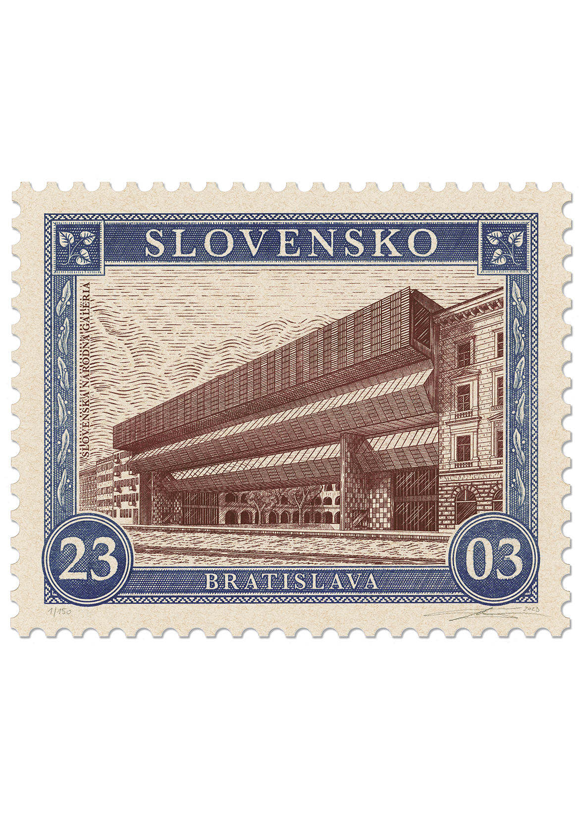 Známka Slovenská národná galéria