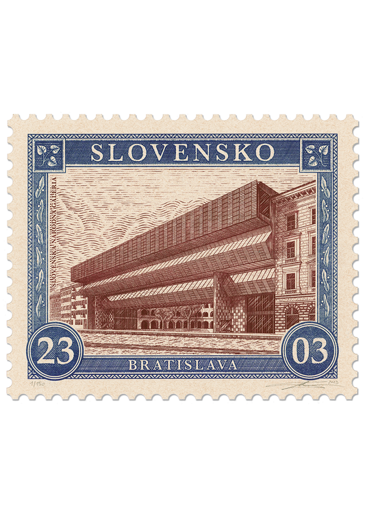 Známka Slovenská národná galéria